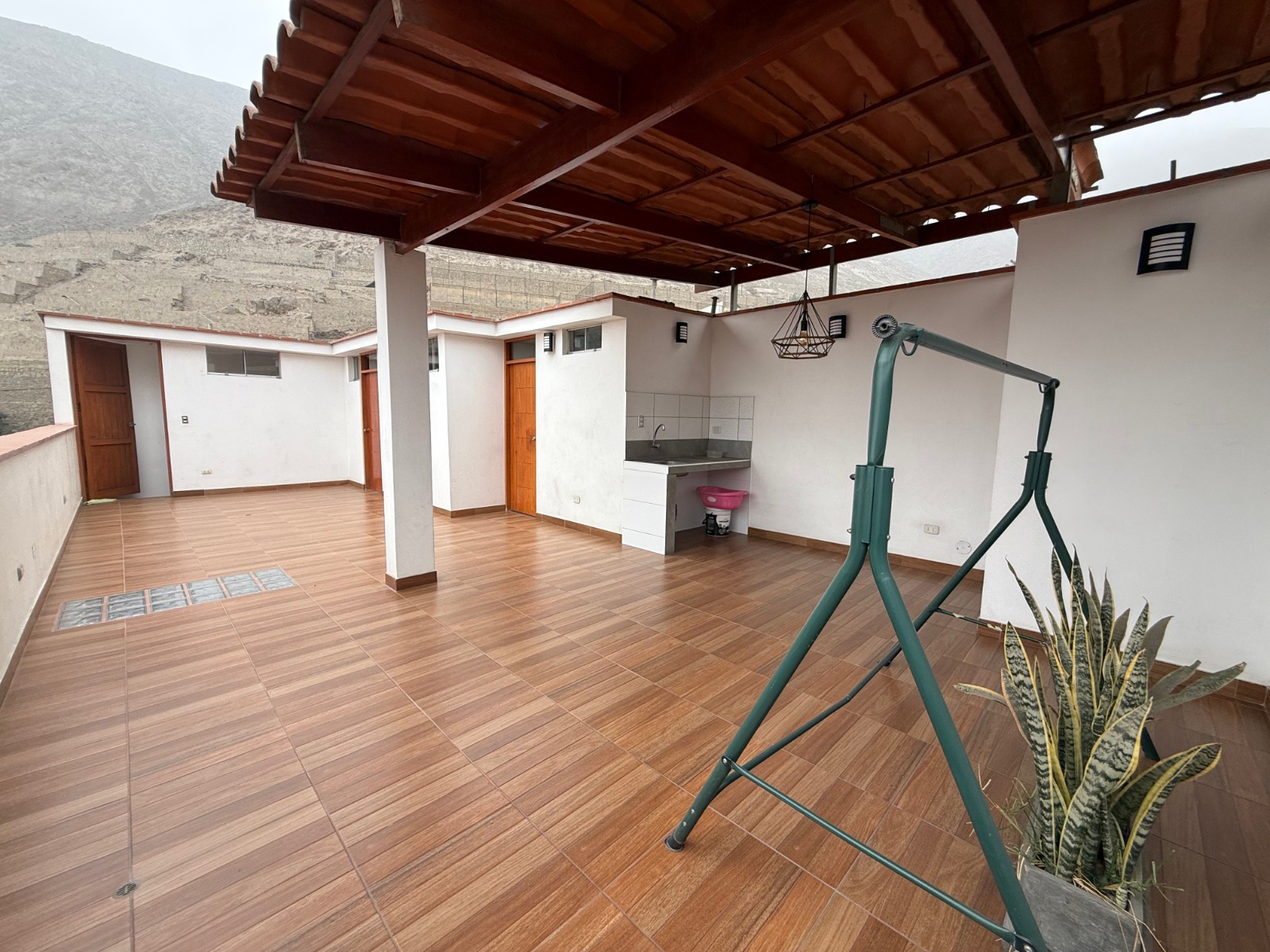 Azotea de la casa y su vista al entorno